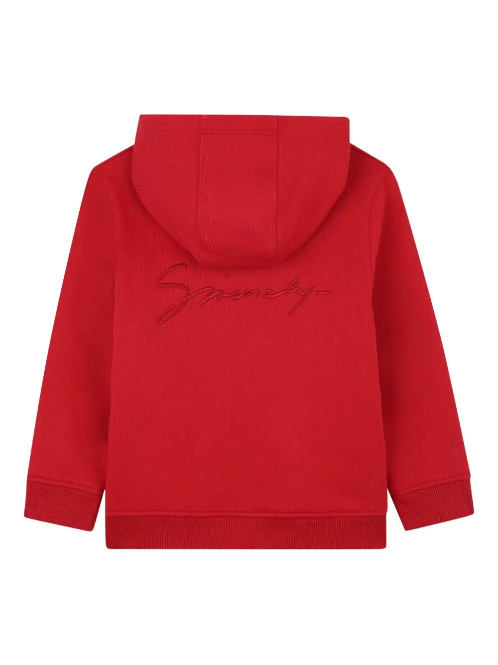 Givenchy Kids Hoodie met logoprint Rood