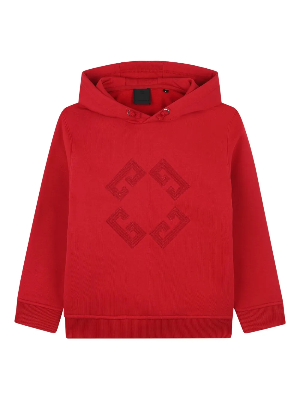 Givenchy Kids Hoodie met logoprint Rood