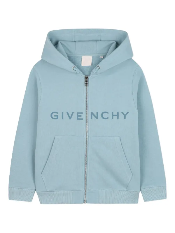 Givenchy Kids ジップアップ パーカー | ブルー | FARFETCH JP