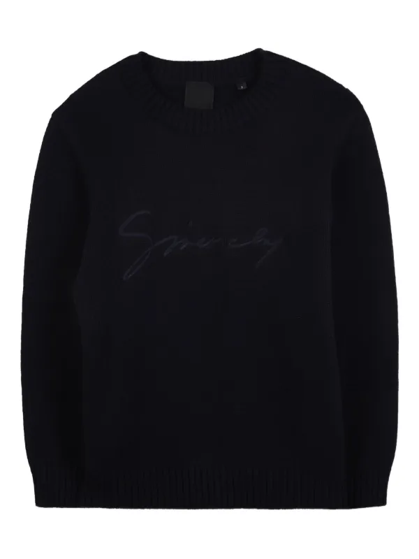 ジバンシーキッズ ロゴ スウェット Givenchy Kids ロゴ プルオーバー | ブルー | FARFETCH JP