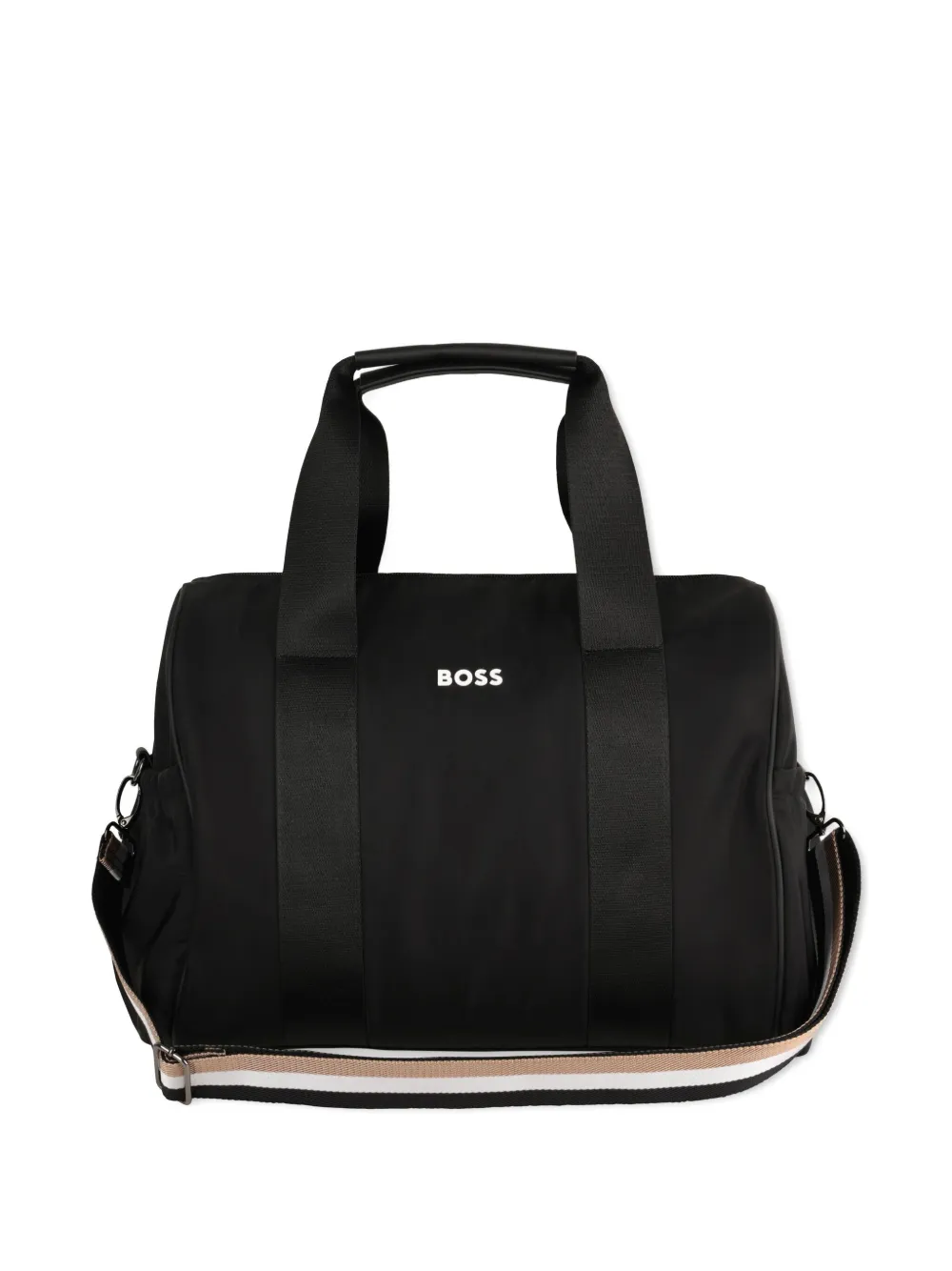 BOSS Kidswear Luiertas met logoprint Zwart