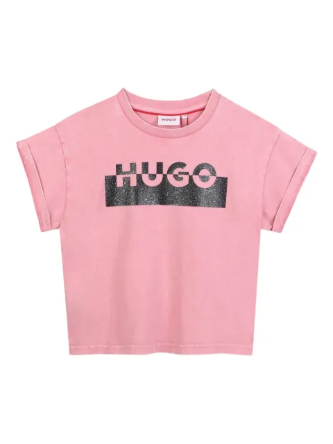 HUGO KIDS playera con logo estampado