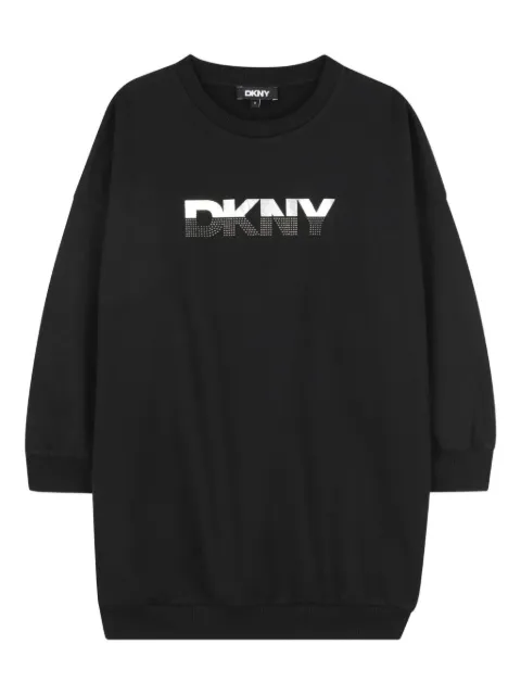 Dkny Kids logo-embroidered dress