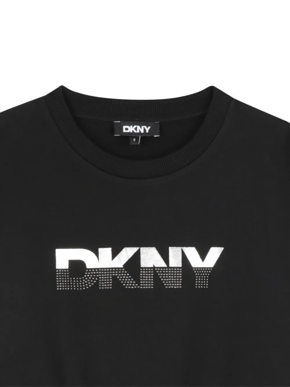 Dkny Kids Jurk met geborduurd logo Zwart