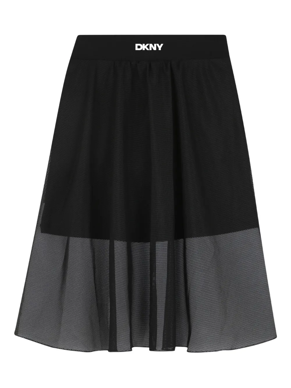 Dkny Kids Rok met mesh laag Zwart