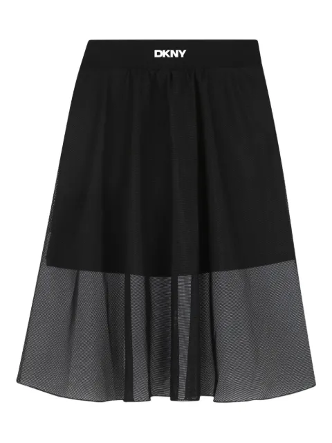 Dkny Kids تنورة بطبقة شبك