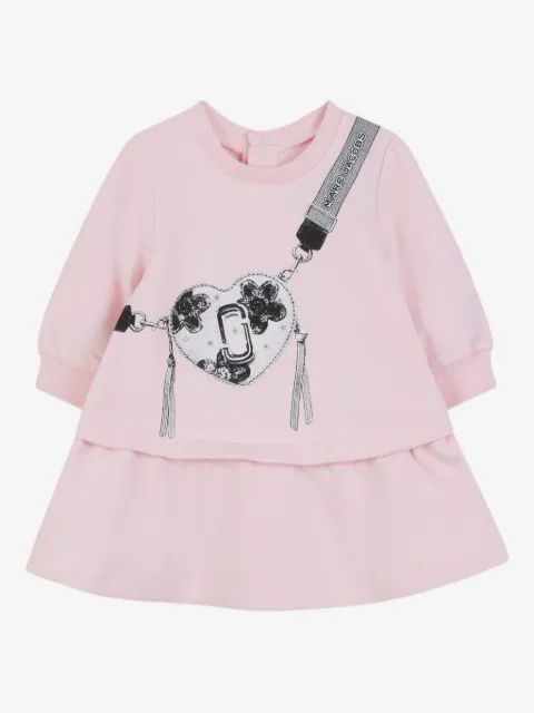 Marc Jacobs Kids heart-print layered dress