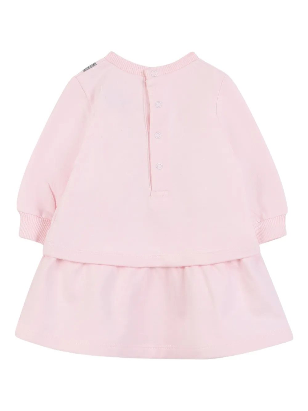 Marc Jacobs Kids Gelaagde jurk met hartprint Roze