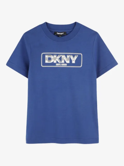 Dkny Kids logo-printed crew-neck T-shirt