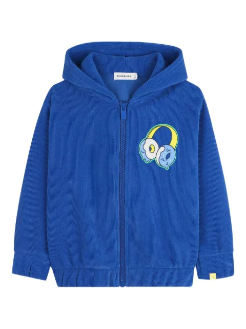 Billieblush corduroy zip-up hoodie