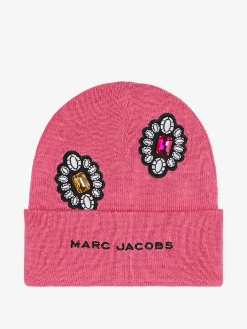 Marc Jacobs Kids rhinestone-embellished knit beanie