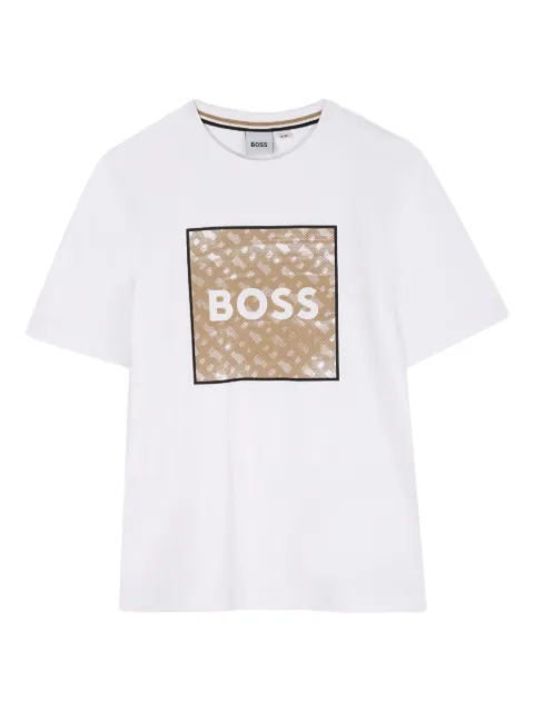 BOSS Kidswear logo-print short-sleeve T-shirt