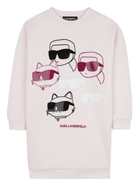 Karl Lagerfeld Kids graphic-print sweatshirt dress