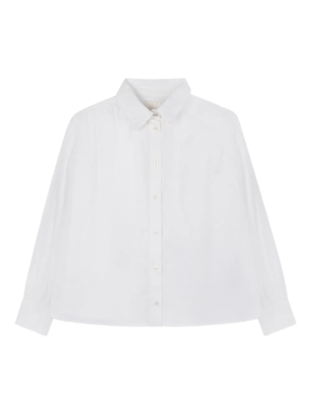 Givenchy Kids Button-up shirt Wit