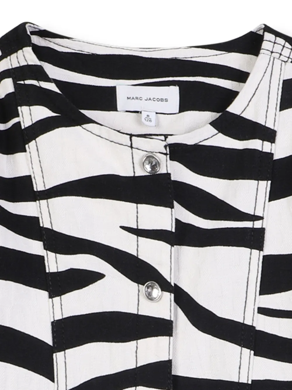 Marc Jacobs Kids Shirtjurk met zebraprint Zwart