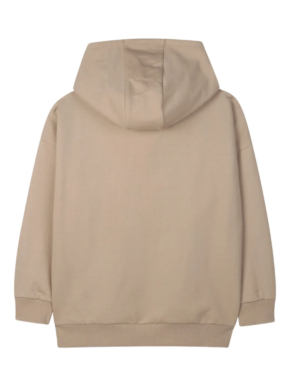 Dkny Kids Hoodie met geborduurd logo Beige