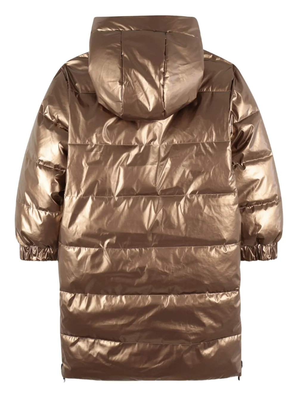 Karl Lagerfeld Reversible Padded Coat In Black