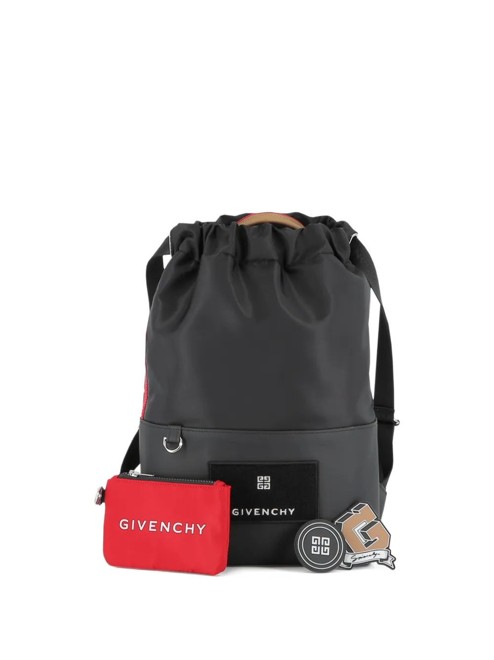 Givenchy Kids Rugzak met trekkoord Zwart