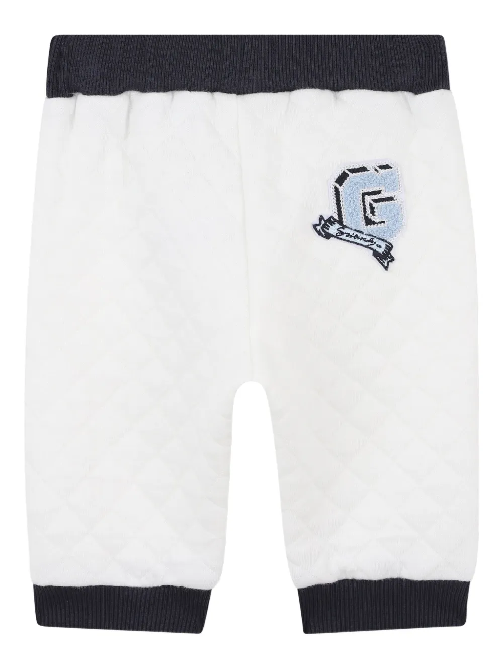 Givenchy Babies' Quilted Jacket And Trousers Set In White