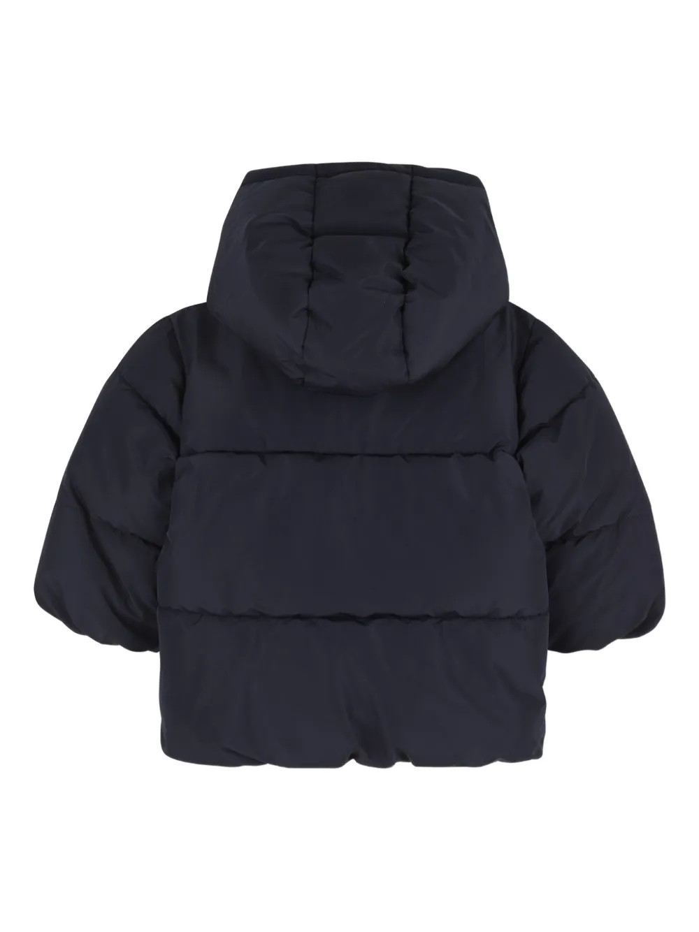 BOSS Kidswear Donsjack met capuchon Blauw