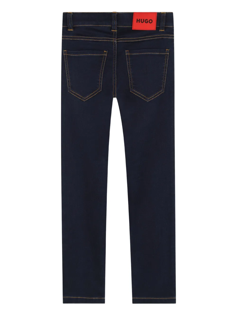 HUGO KIDS Spijkerbroek met contrasterend stiksel Blauw