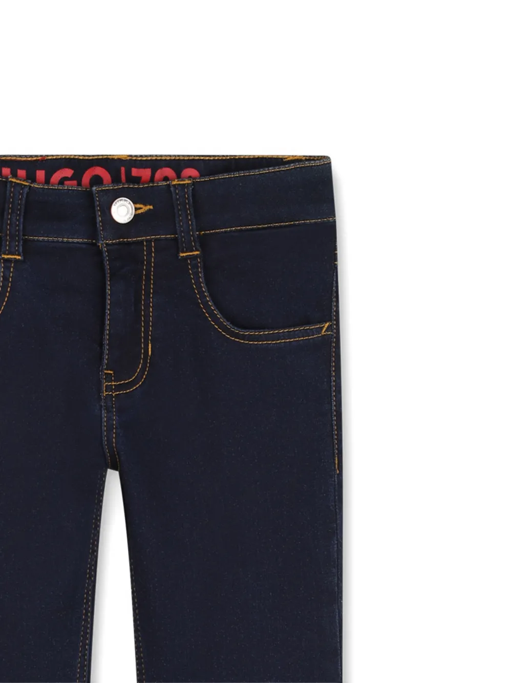 HUGO KIDS Spijkerbroek met contrasterend stiksel Blauw
