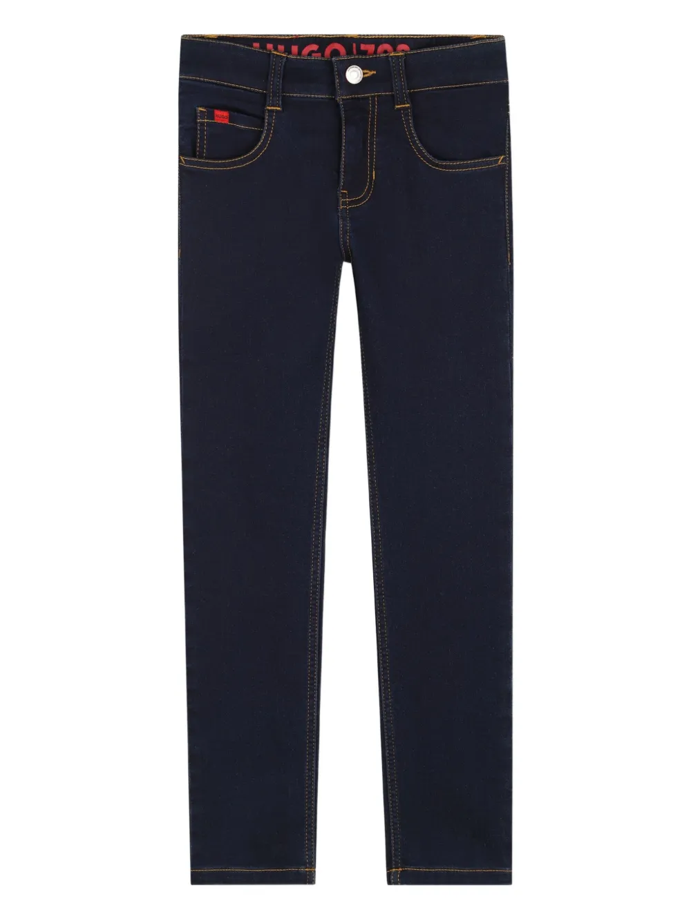 HUGO KIDS Spijkerbroek met contrasterend stiksel Blauw