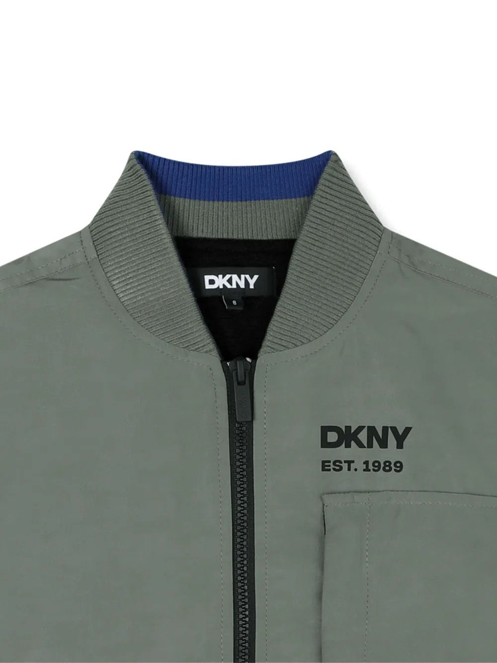 Dkny Kids Bomberjack met logoprint Groen