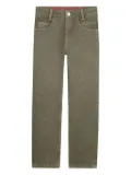 HUGO KIDS logo-patch trousers - Green