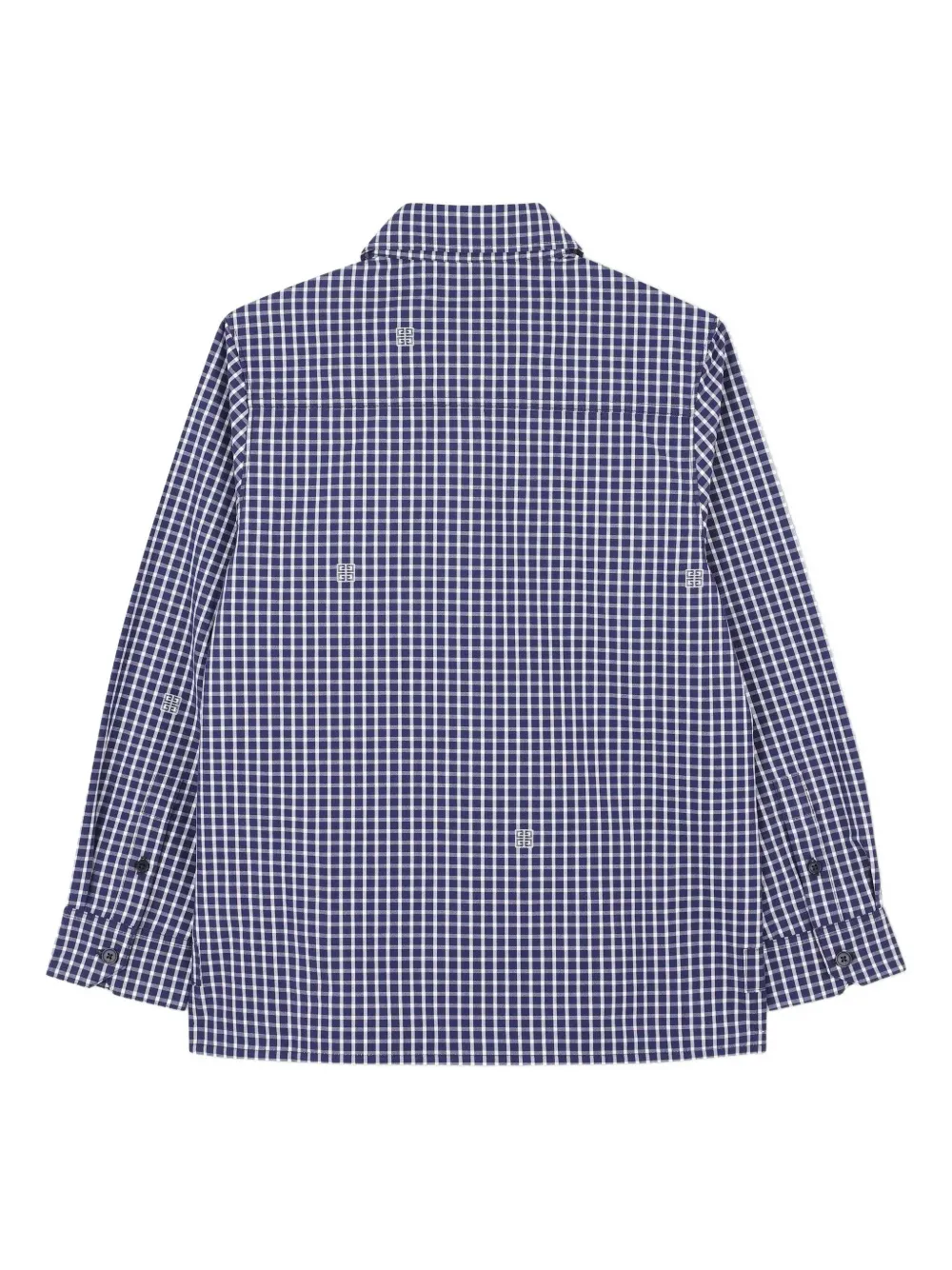 Givenchy Kids Button-up shirt Blauw