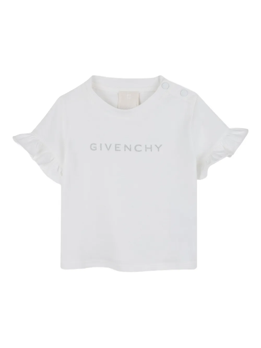 Givenchy Kids T-shirt met logoprint Wit