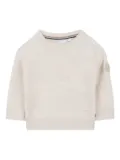BOSS Kidswear crew-neck sweater - Neutrals