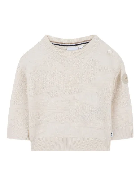 BOSS Kidswear crew-neck sweater