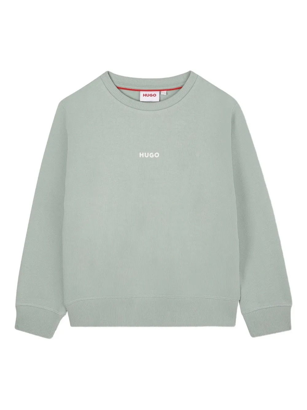 HUGO KIDS Sweater met logoprint Groen