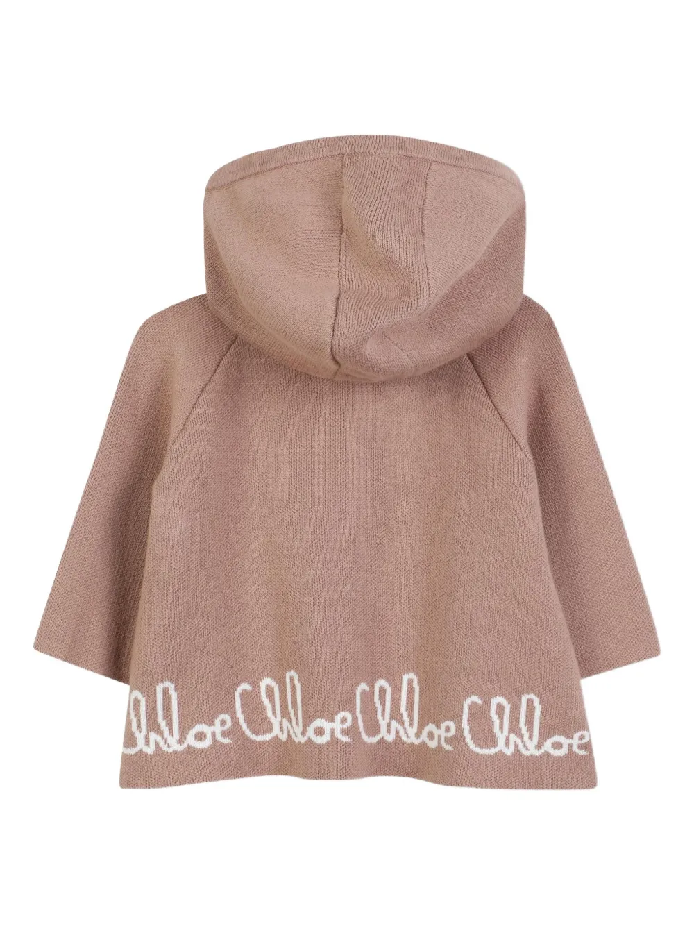 Chloé Kids Jas met capuchon Beige