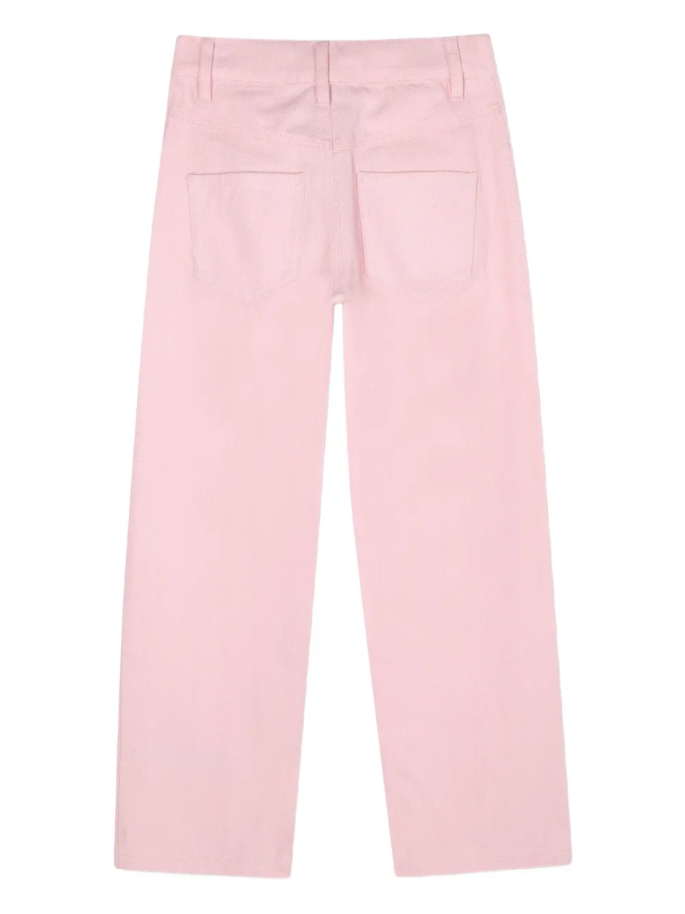 Marc Jacobs Kids Straight jeans met geborduurde bloem Roze