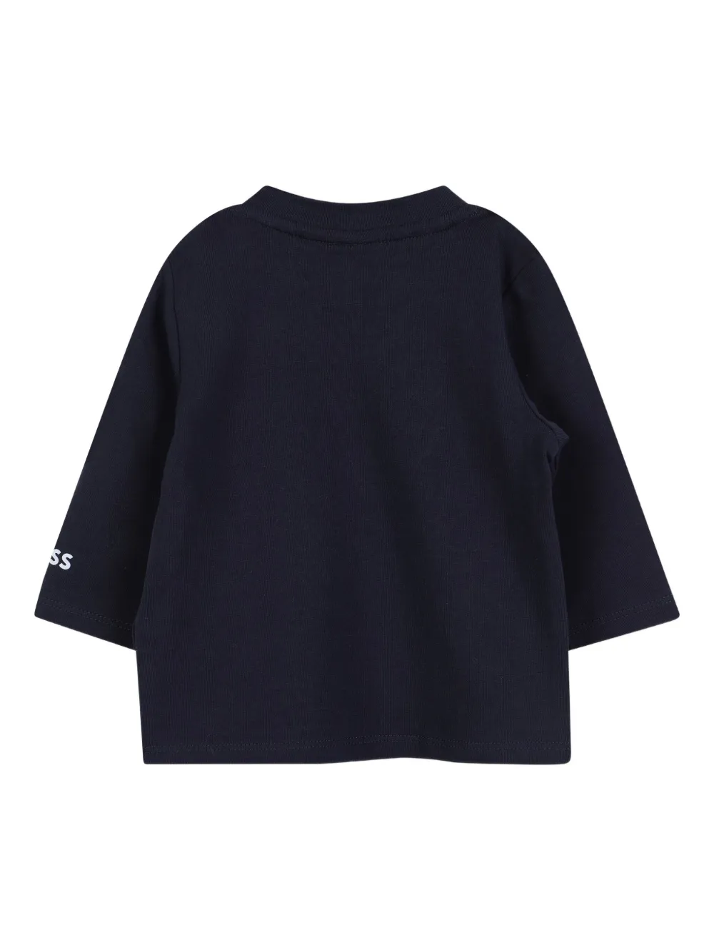 BOSS Kidswear Top met logoprint Blauw