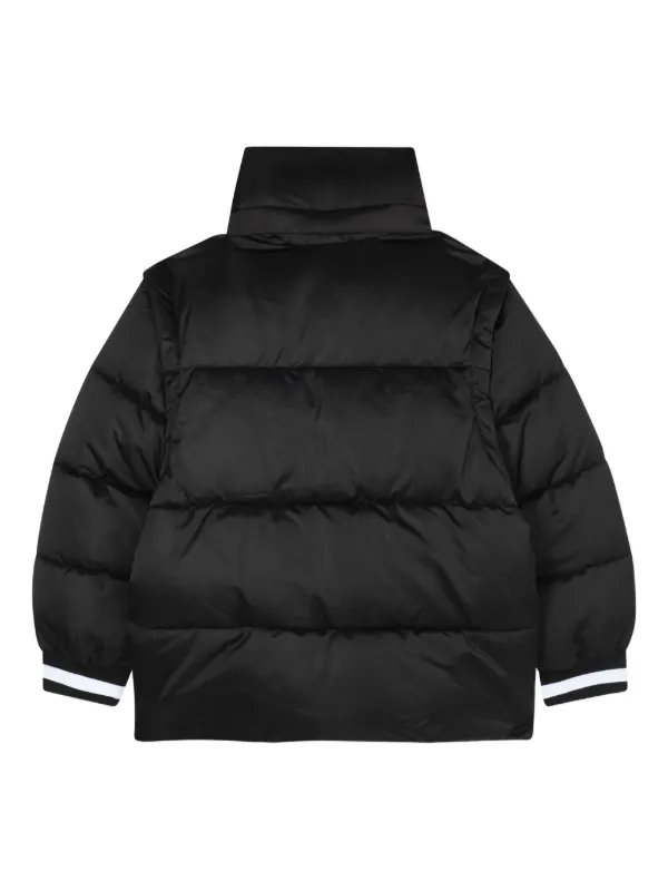 Dkny Kids Padded Jacket Black FARFETCH IN