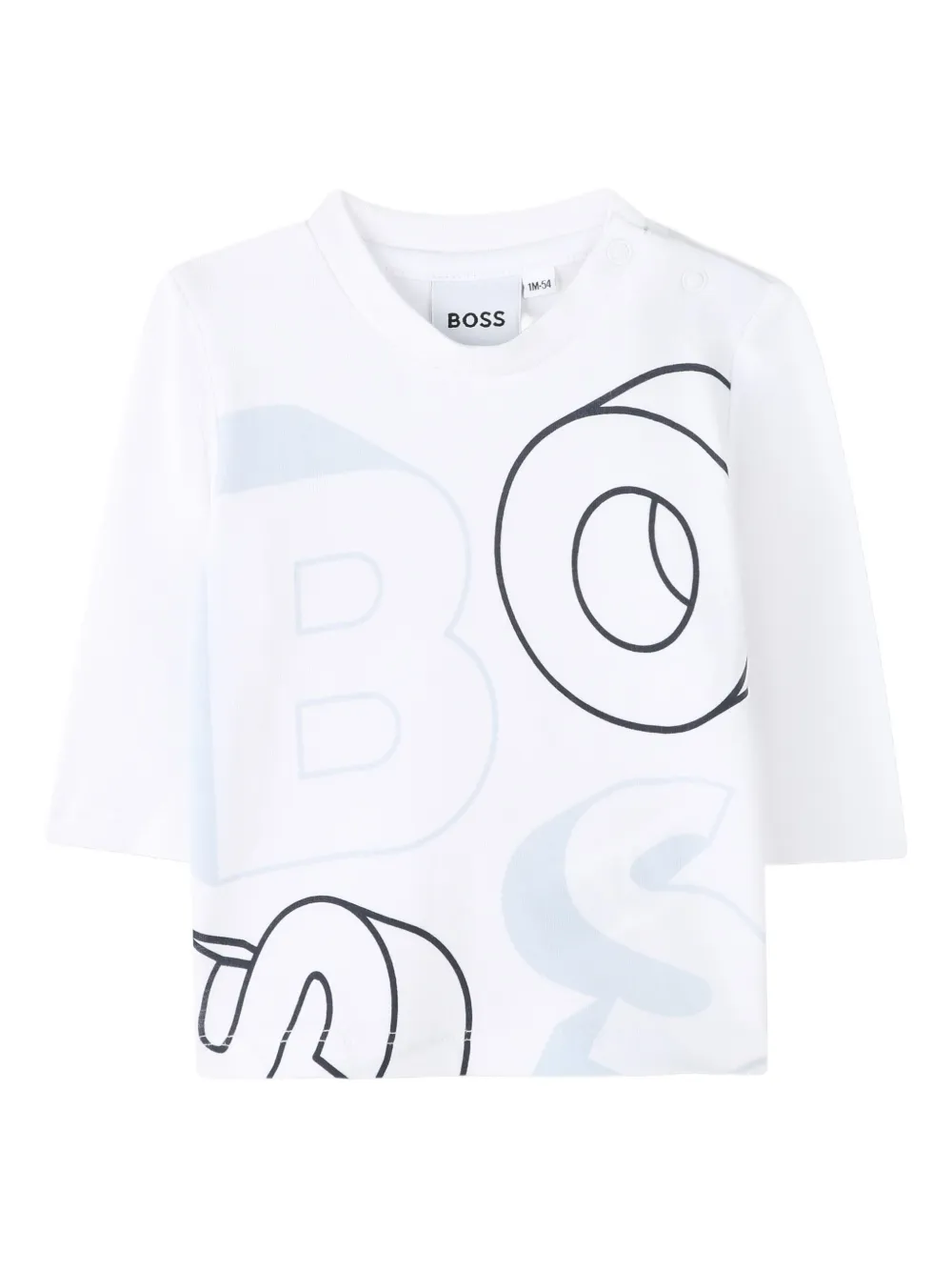BOSS Kidswear Trainingspak met capuchon Wit