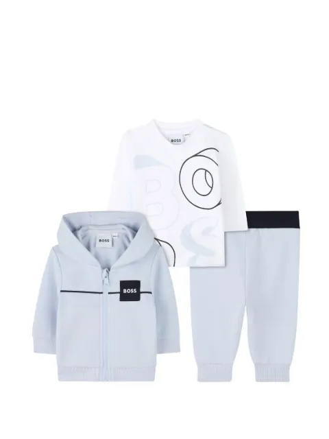 BOSS Kidswear Jogginganzug mit Kapuze