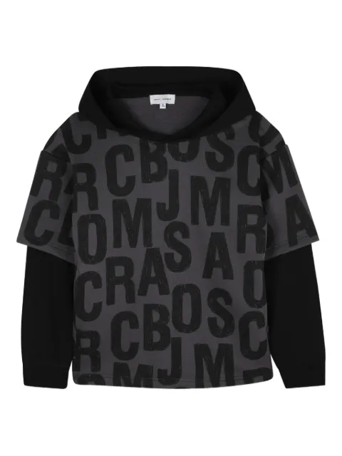 Marc Jacobs Kids all-over logo-print hoodie