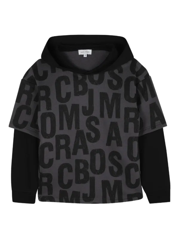 Marc Jacobs Kids ロゴ パーカー | グレー | FARFETCH JP