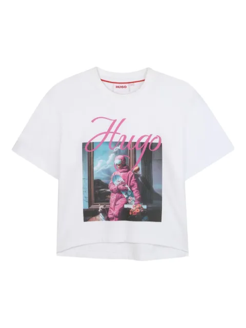 HUGO KIDS graphic-print T-shirt