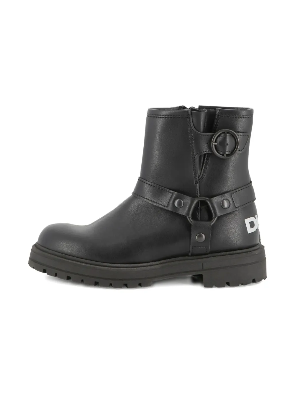 Dkny Kids buckled ankle boots Black