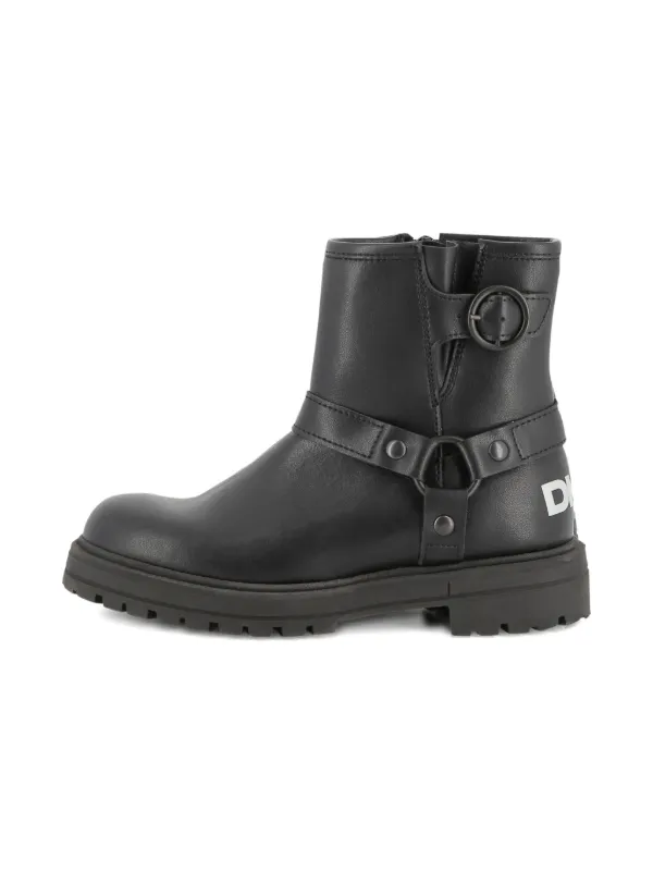 Dkny Kids Botines Con Hebilla Negro FARFETCH CO