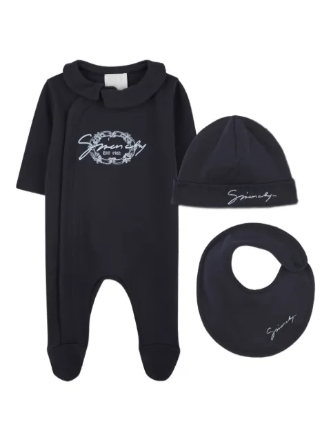 Givenchy Kids logo-embroidered babygrow set