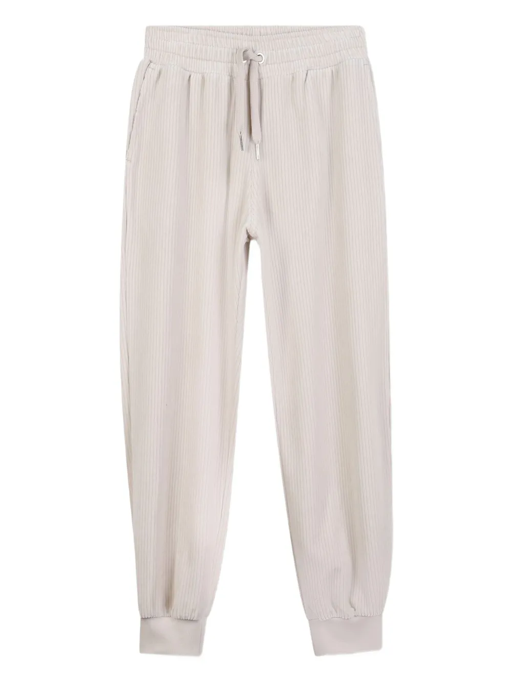 Givenchy Kids Geribbelde joggingbroek Beige