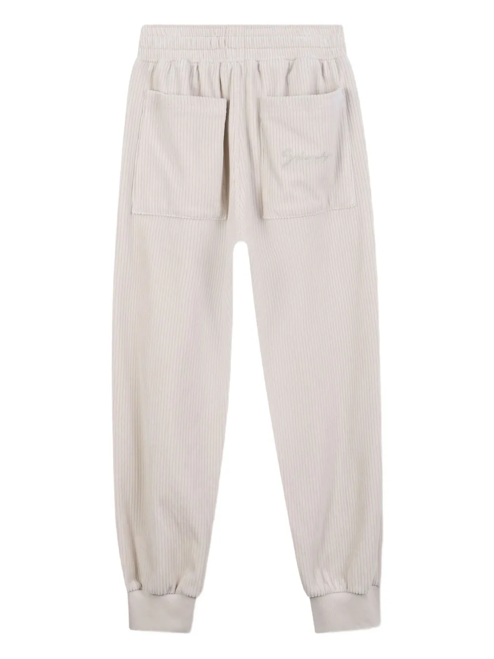 Givenchy Kids Geribbelde joggingbroek Beige