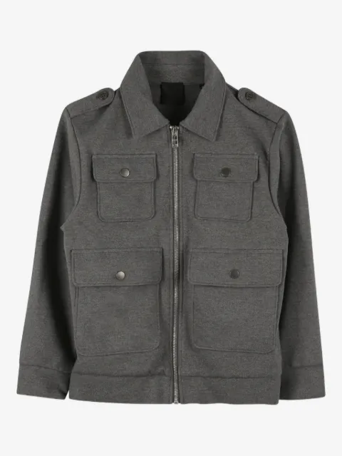 Givenchy Kids chamarra estilo militar con cierre