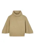 Chloé Kids roll-neck sweater - Neutrals